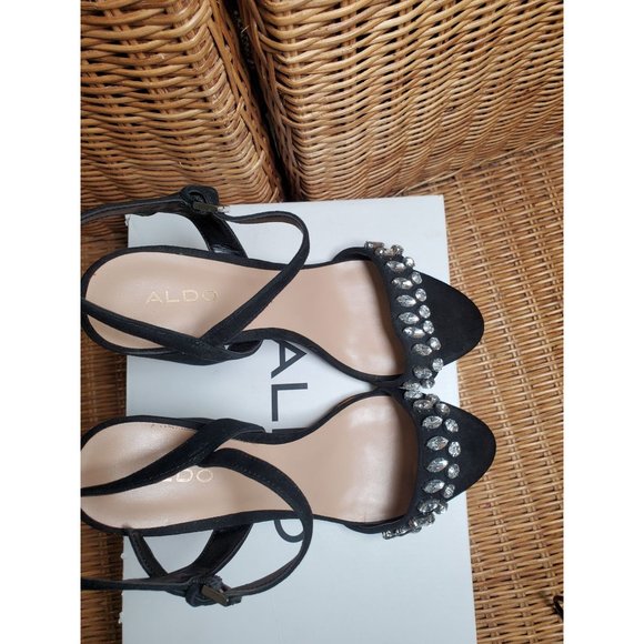 Aldo Black-Stones Adreraven Heels 8 - Picture 3 of 8